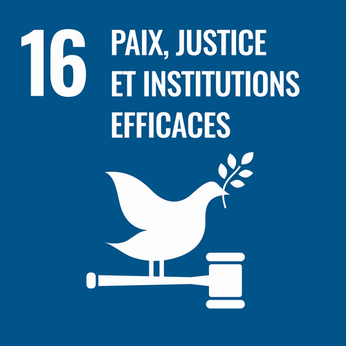 ODD 16 - Paix, justice et institutions efficaces